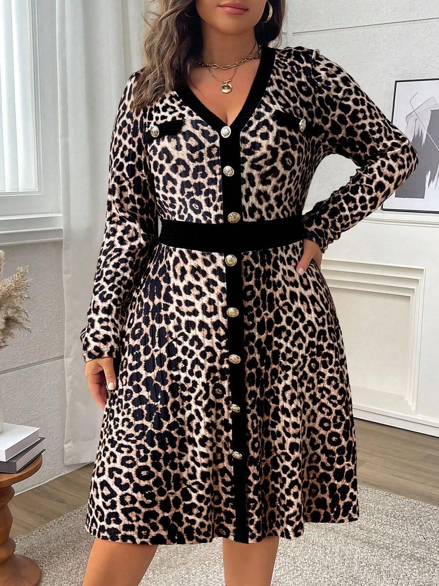 sukienka animal print