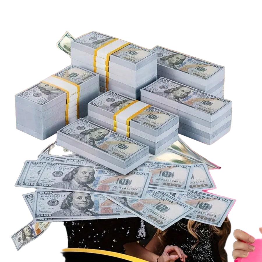 fałszywe banknoty zabawka 100szt