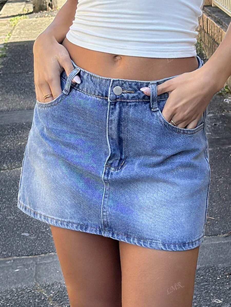 MINI SPÓDNICA JEANS