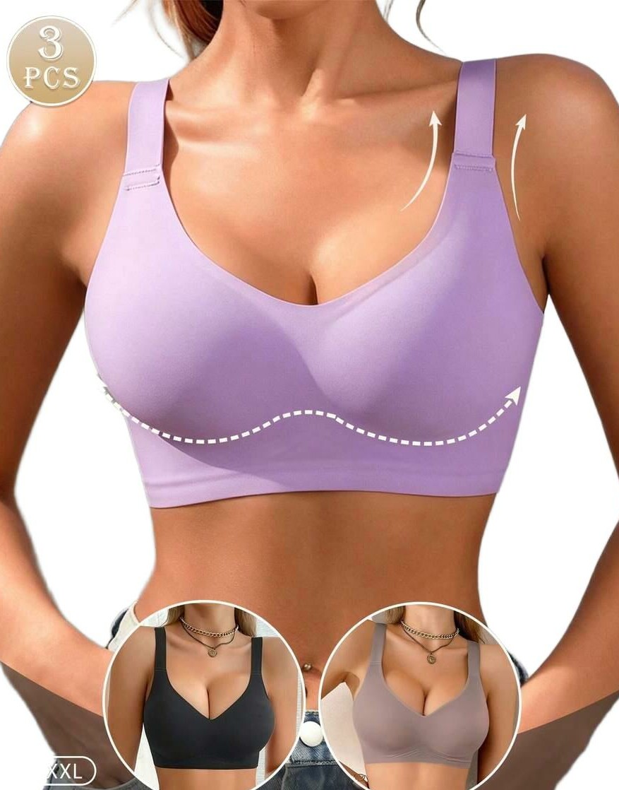 miękki biustonosz 3-pack