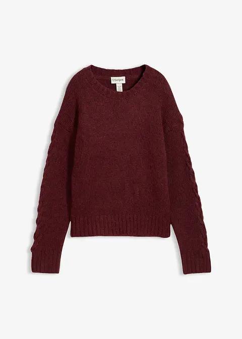 SWETER Z DŁUGIM RĘKAWEM