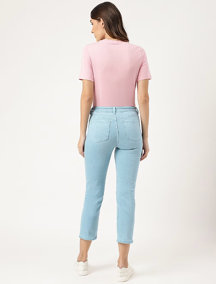 NIEBIESKIE SPODNIE JEANS T57-7574K-H5