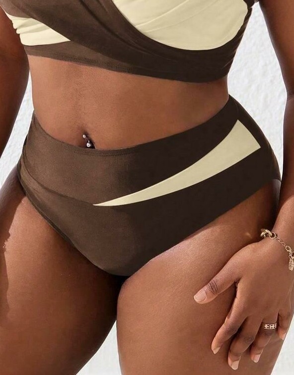 brązowy dół od bikini