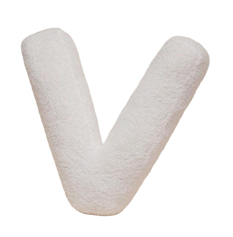 PODUSZKA DEKORACYJNA LITERKA "V"
