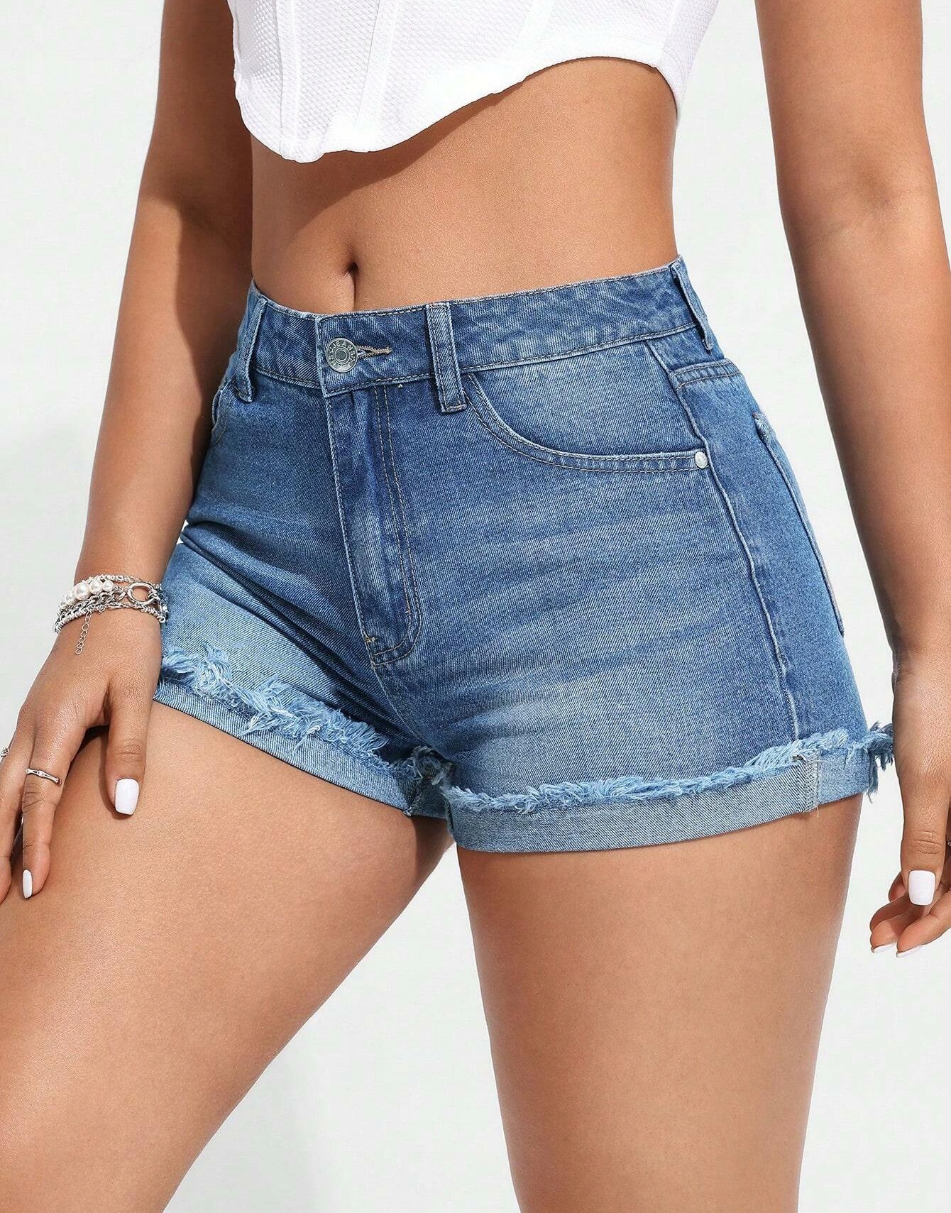 KRÓTKIE SPODENKI jeans