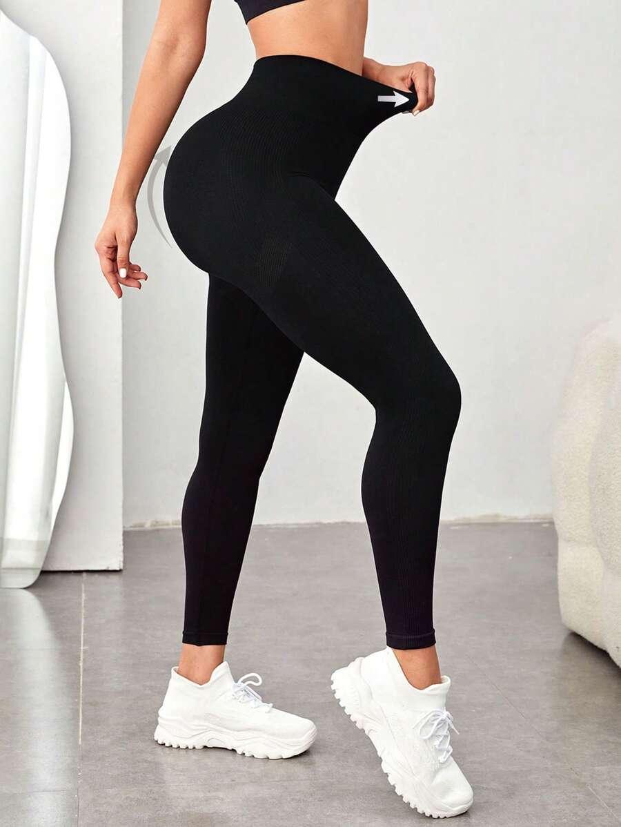 CZARNE LEGGINSY WYSOKI STAN