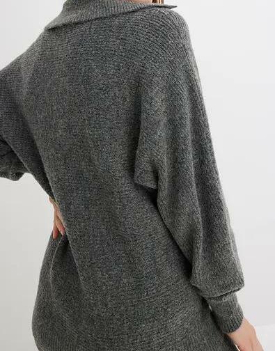 SWETER DAMSKI SZARY