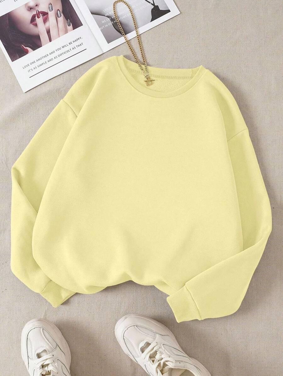 ŻÓŁTA BLUZA OVERSIZE
