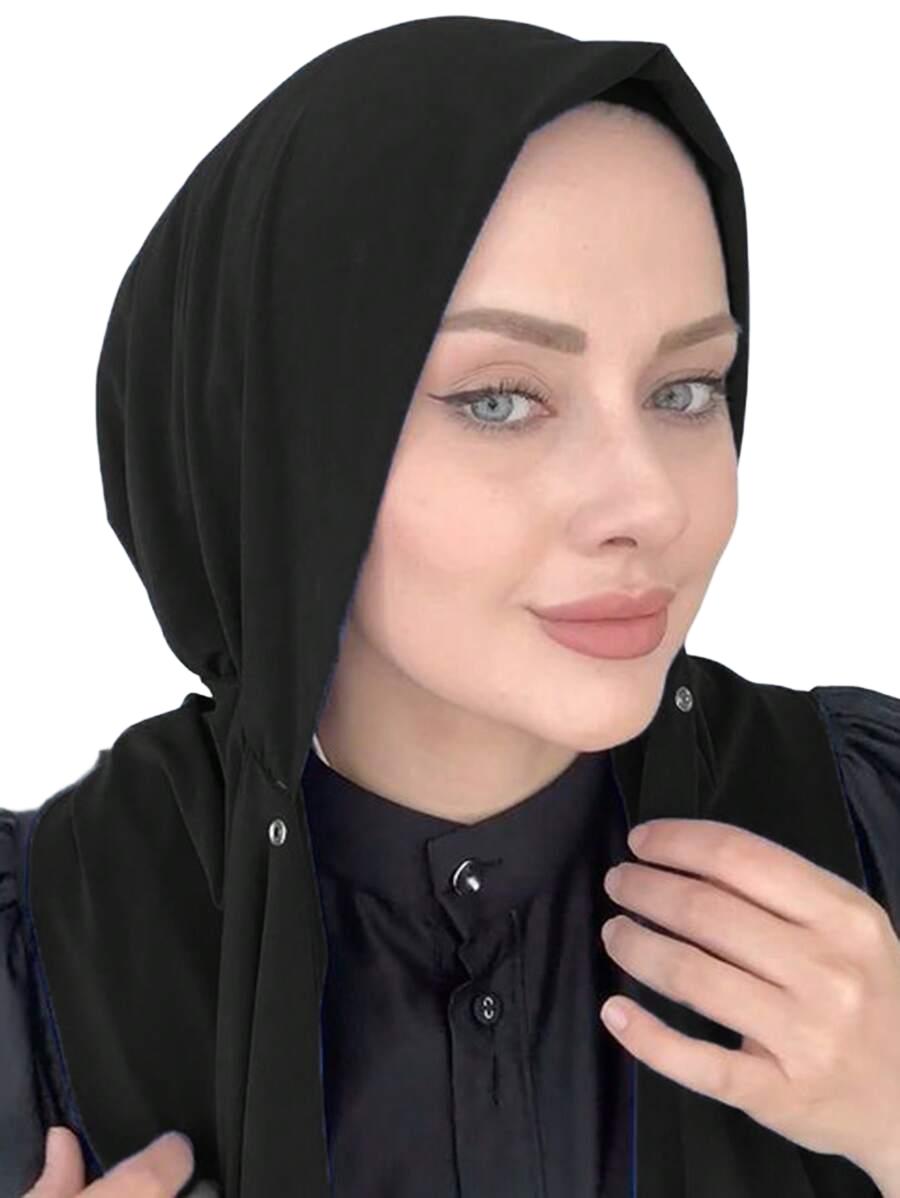 czarna chusta na głowę