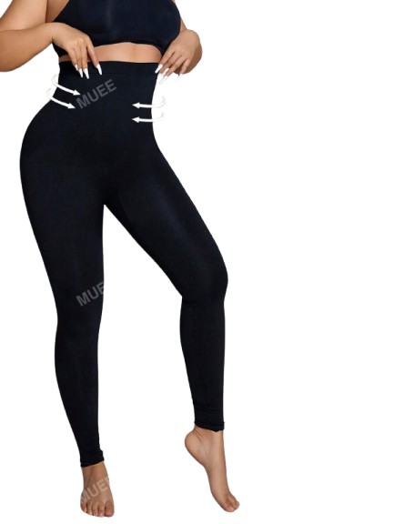 CZARNE SPORTOWE LEGGINSY WYSOKI STAN