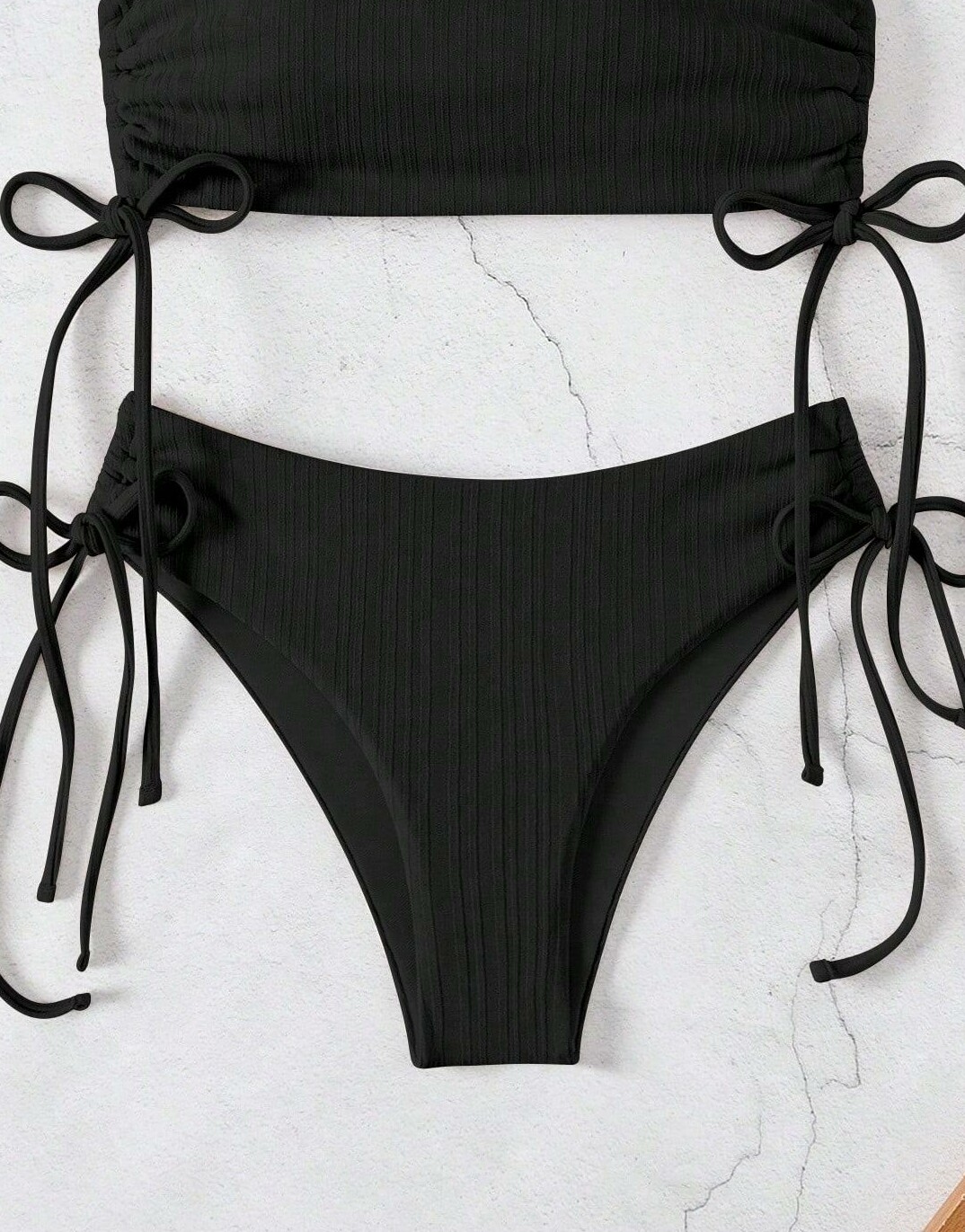 czarny DÓŁ OD BIKINI 