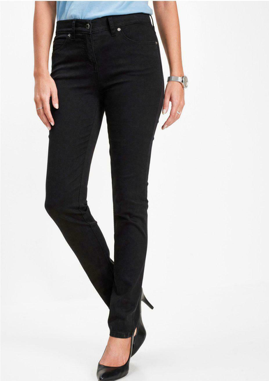 CZARNE SPODNIE RURKI JEANS KIESZENIE