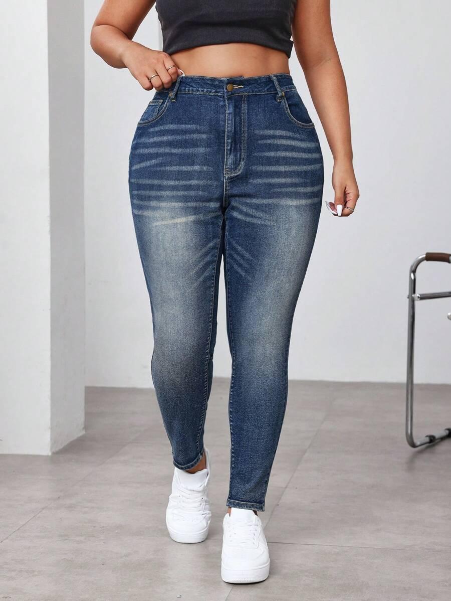 NIEBIESKIE SPODNIE JEANS