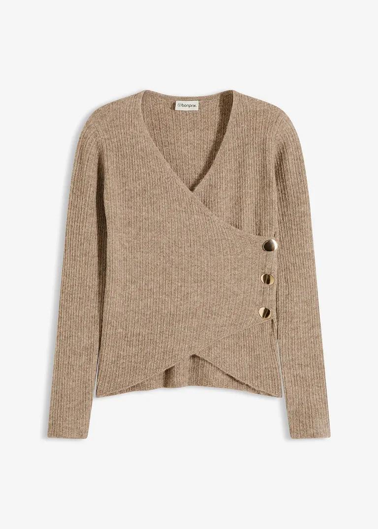 SWETER Z OZDOBNYMI GUZIKAMI 