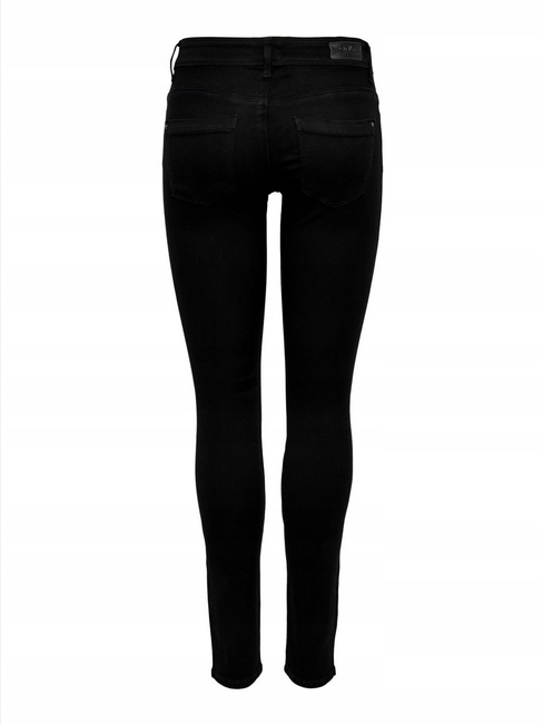 CZARNE SPODNIE JEANS RURKI