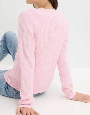 SWETER DAMSKI V-DEKOLT WISKOZOWY REGULAR