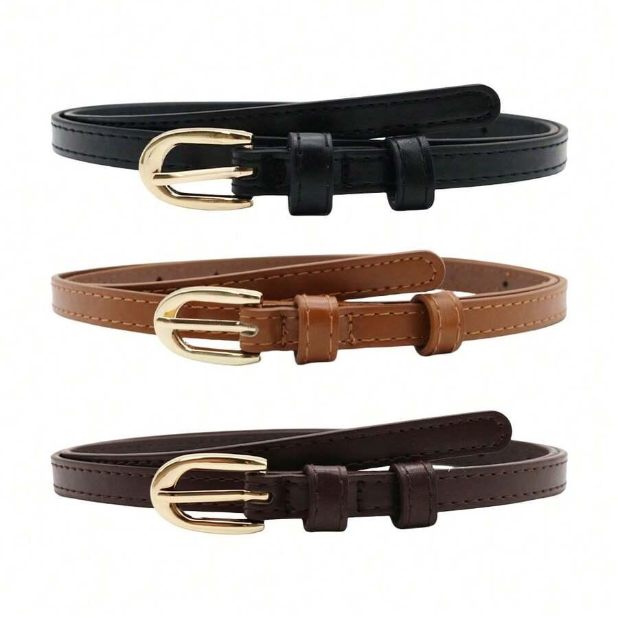 PASEK IMITACJA SKÓRY 3-PACK