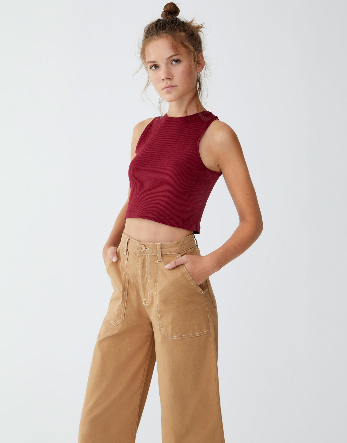 CROP TOP PRĄŻKI