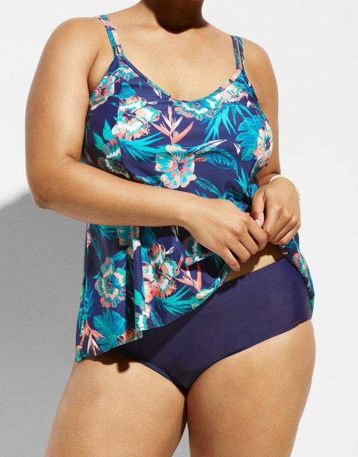 TANKINI 2 CZĘŚCIOWE ZE WZOREM
