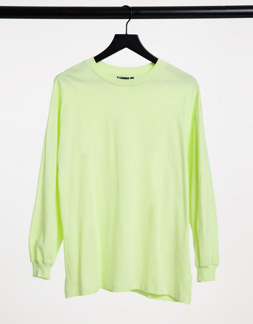 BLUZKA OVERSIZE DŁUGI RĘKAW NEON