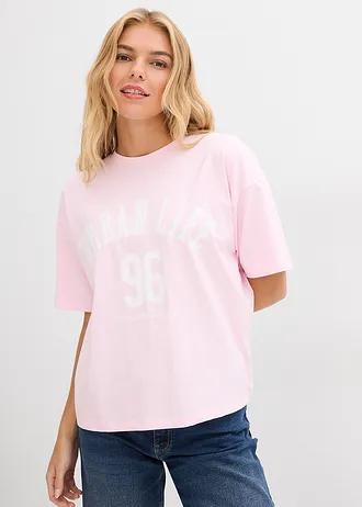 różowy t-shirt print