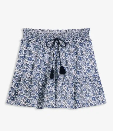SPÓDNICA MINI ROZKLOSZOWANA 