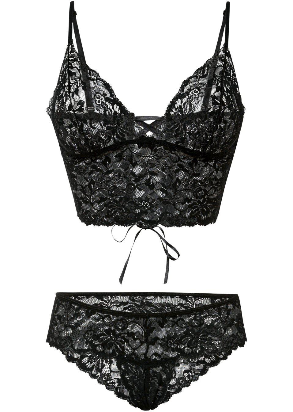 BIUSTONOSZ BRALETTE KORONKOWY