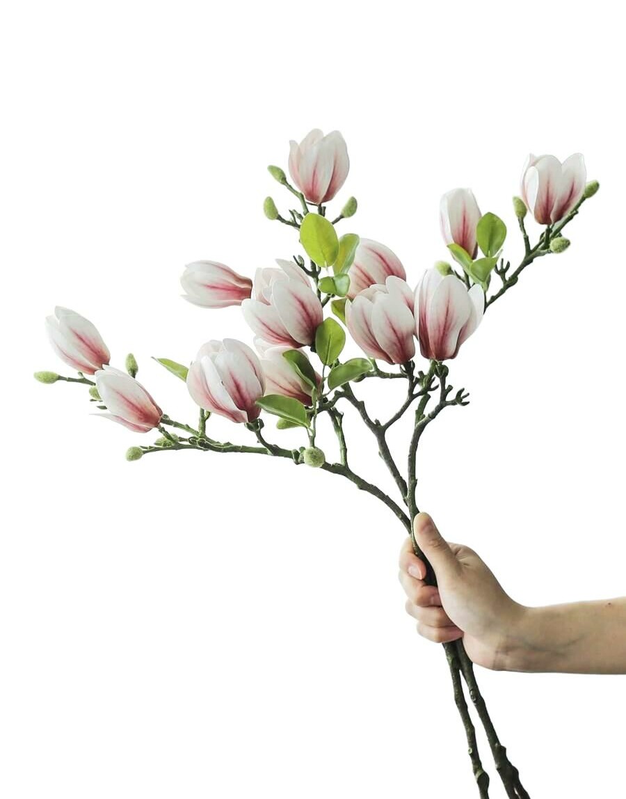 SZTUCZNY KWIAT MAGNOLIA 2-PACK
