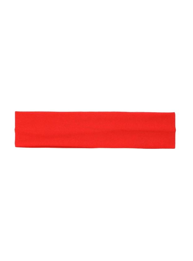 czerwona opaska na głowę