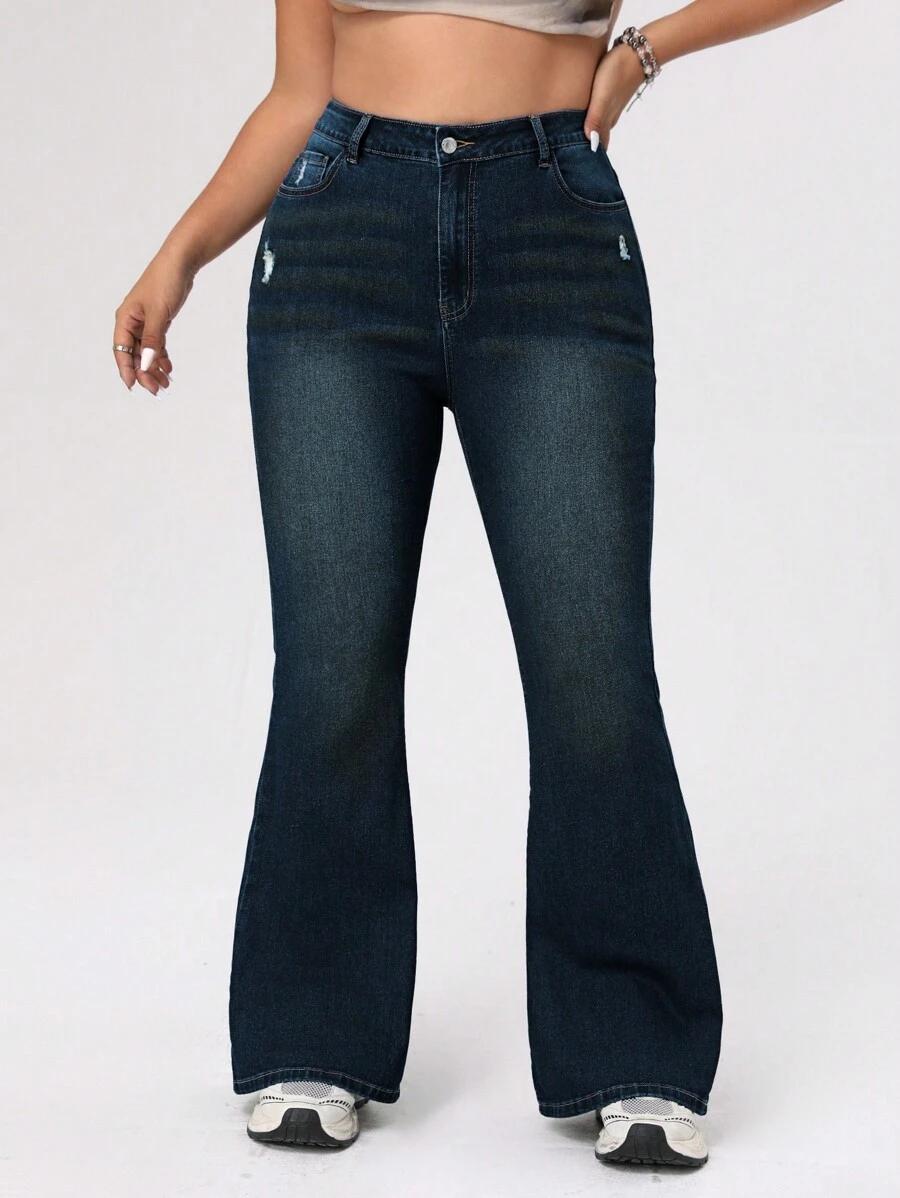 SPODNIE JEANS WYSOKI STAN 