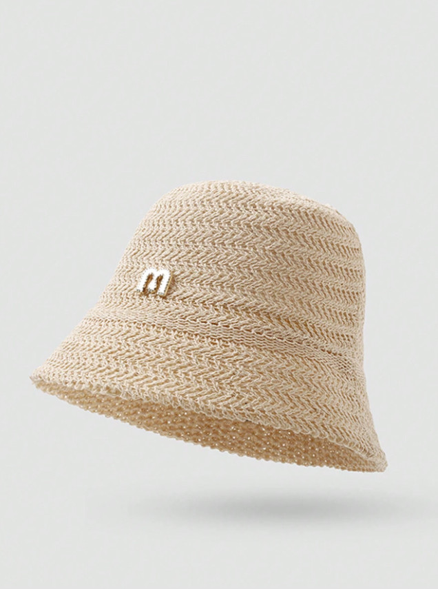 BEŻOWY KAPELUSZ BUCKET