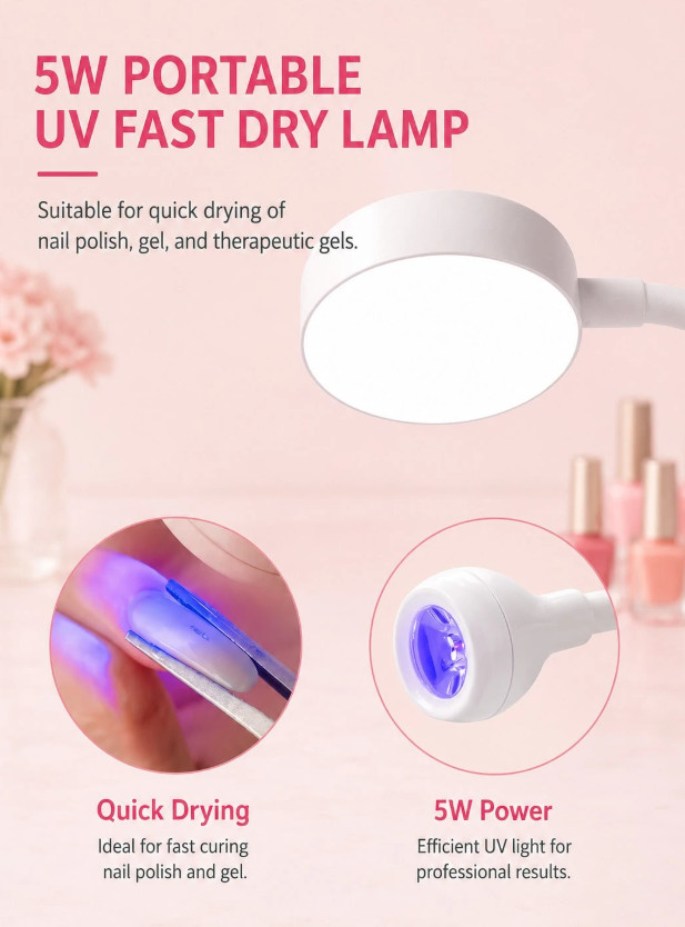 biała lampa led