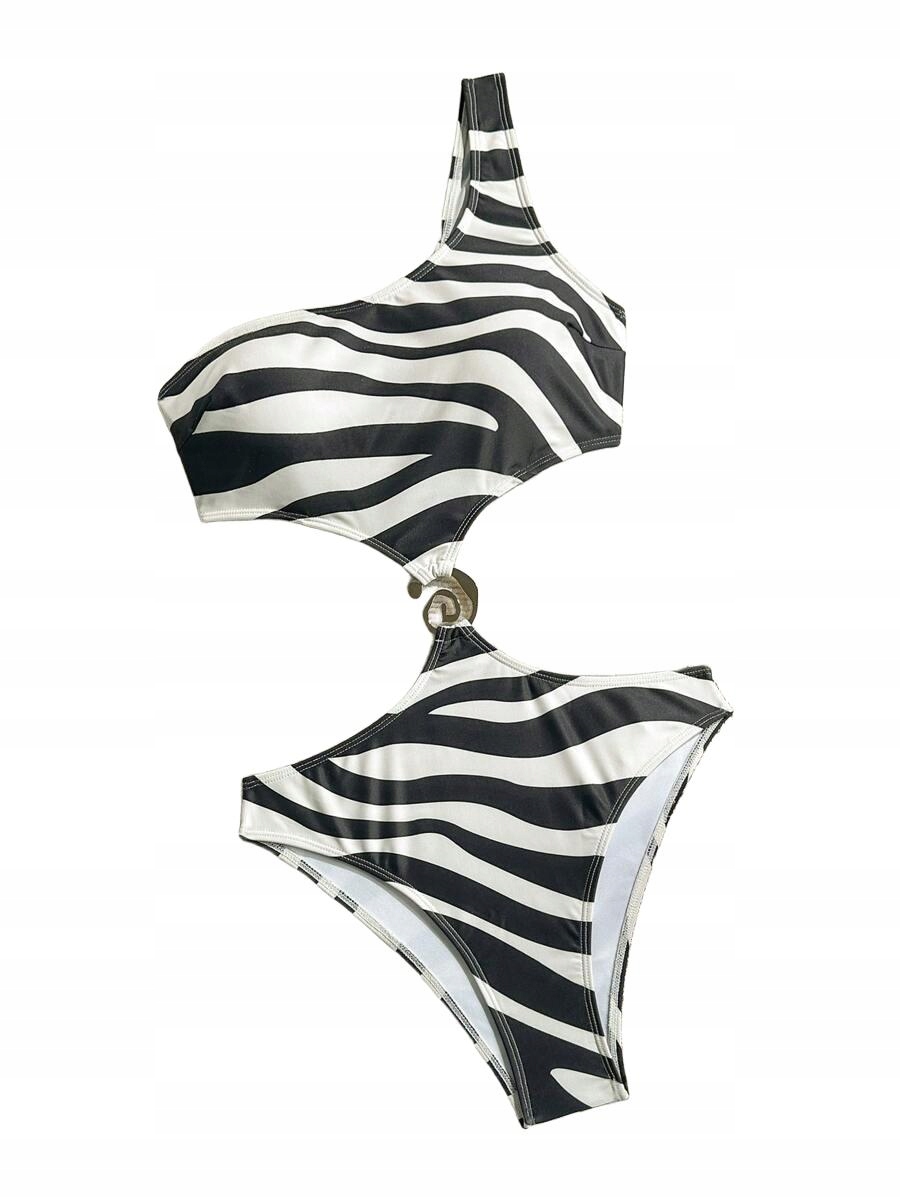 jednoczęściowy strój kąpielowy animal print