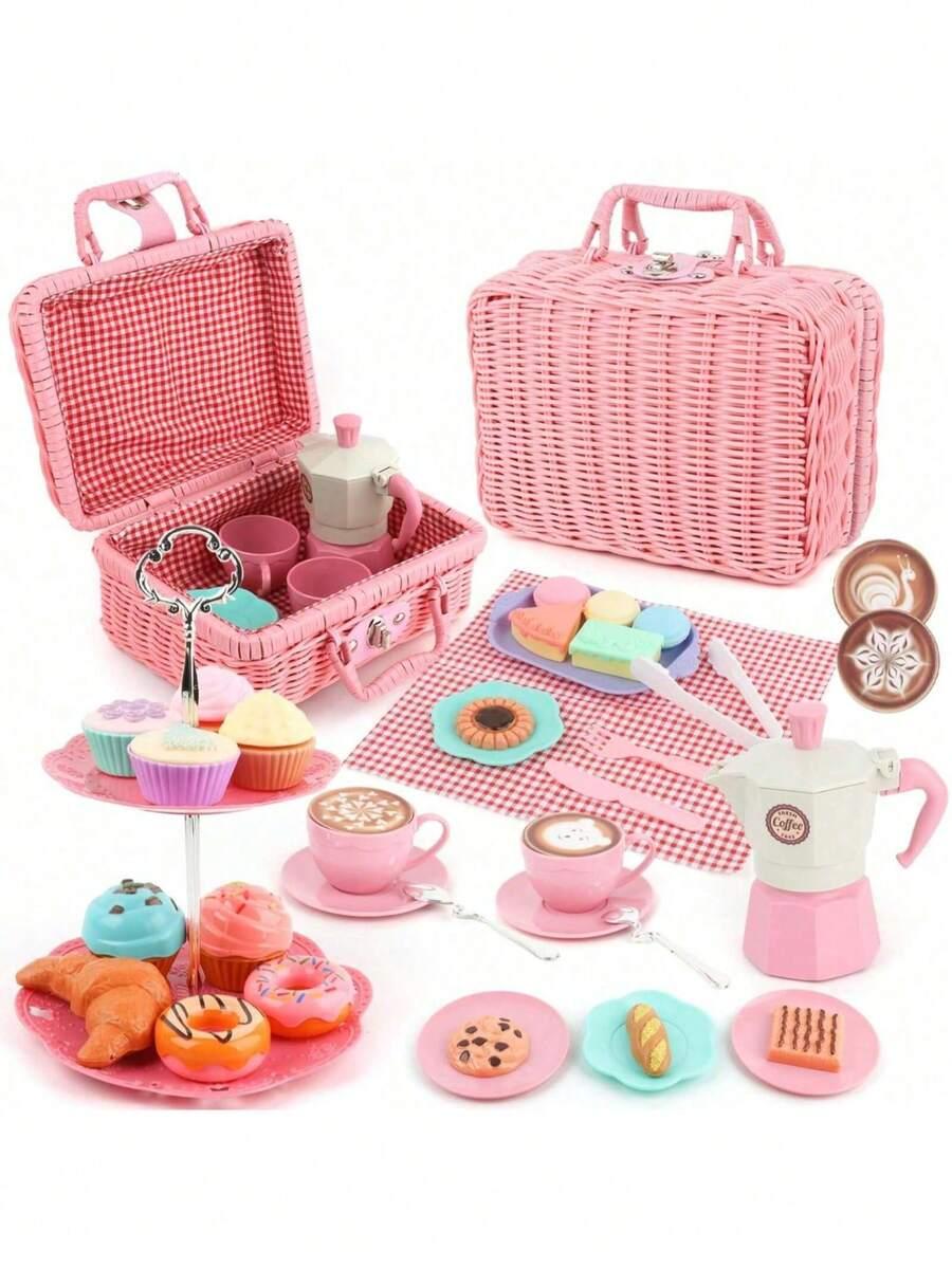 różowy zestaw piknikowy 30-pack