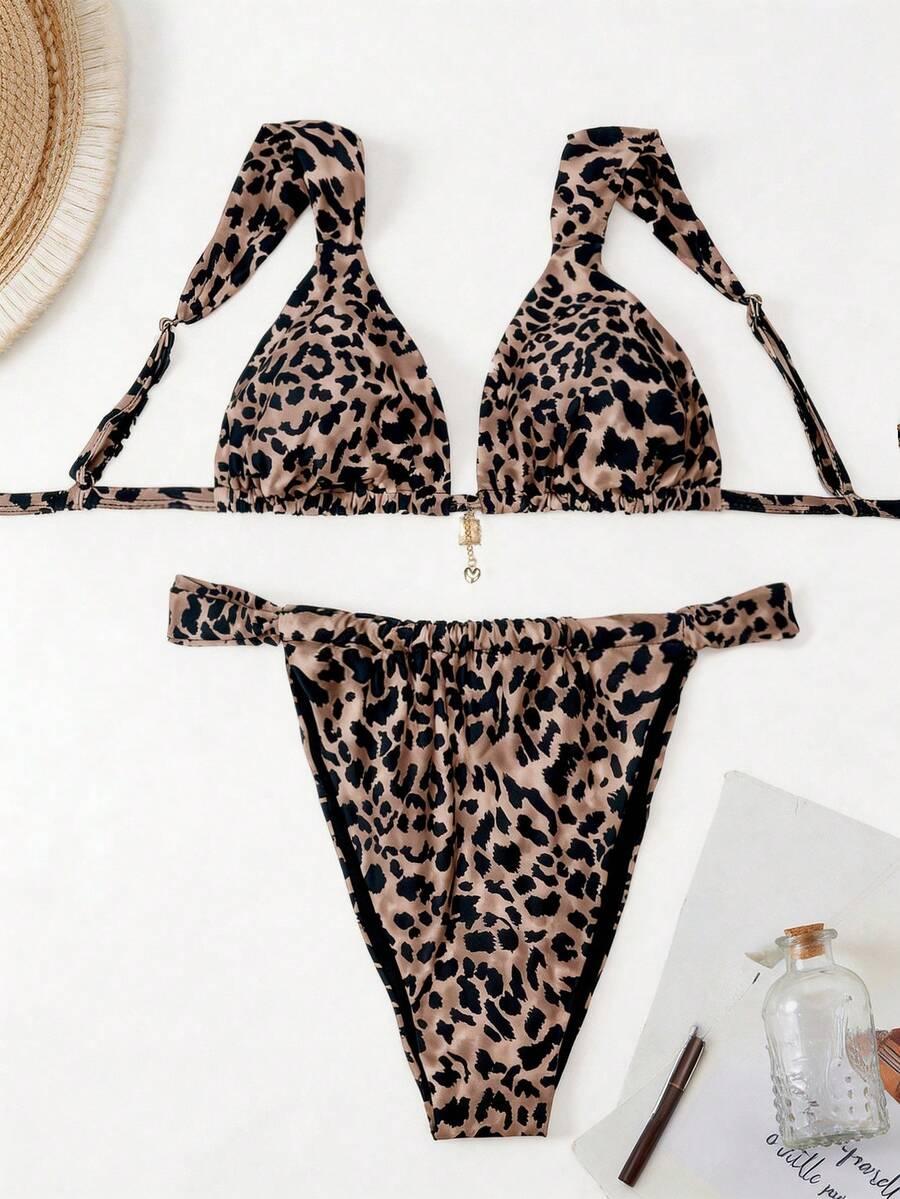 DWUCZĘŚCIOWY STRÓJ KĄPIELOWY ANIMAL PRINT