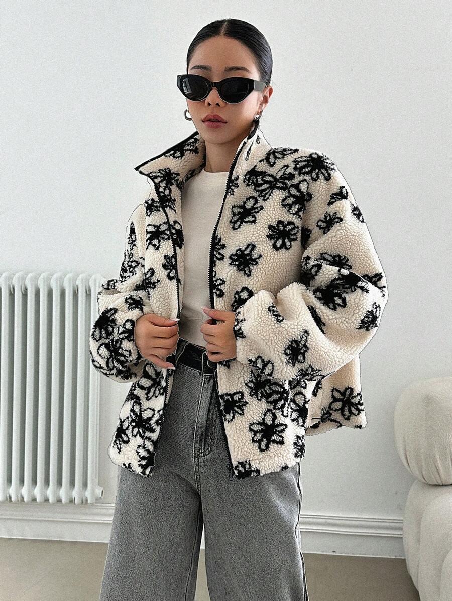 ROZPINANA BLUZA BEZ KAPTURA