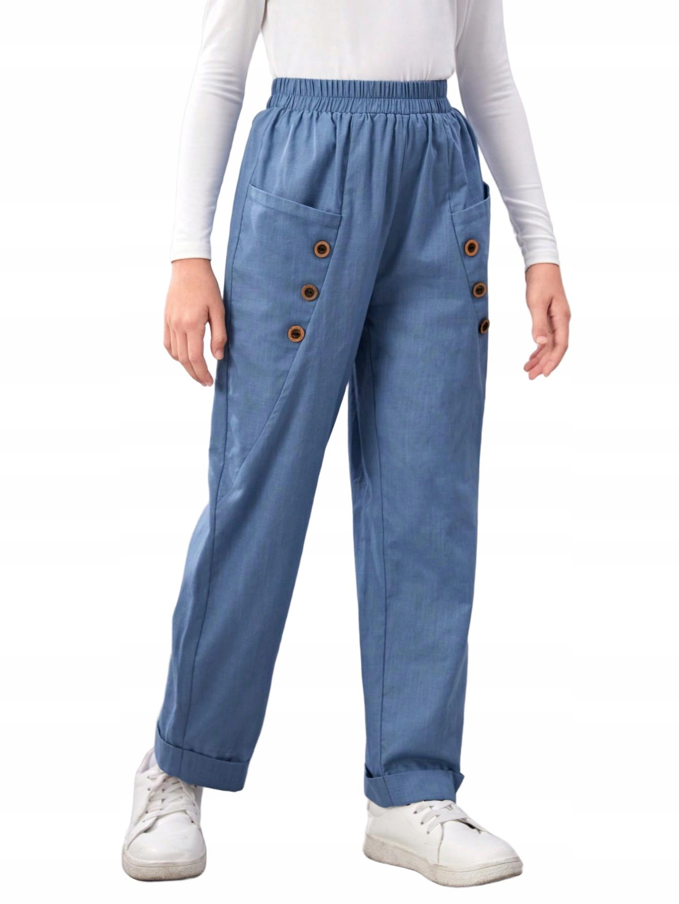 NIEBIESKIE SPODNIE CASUAL