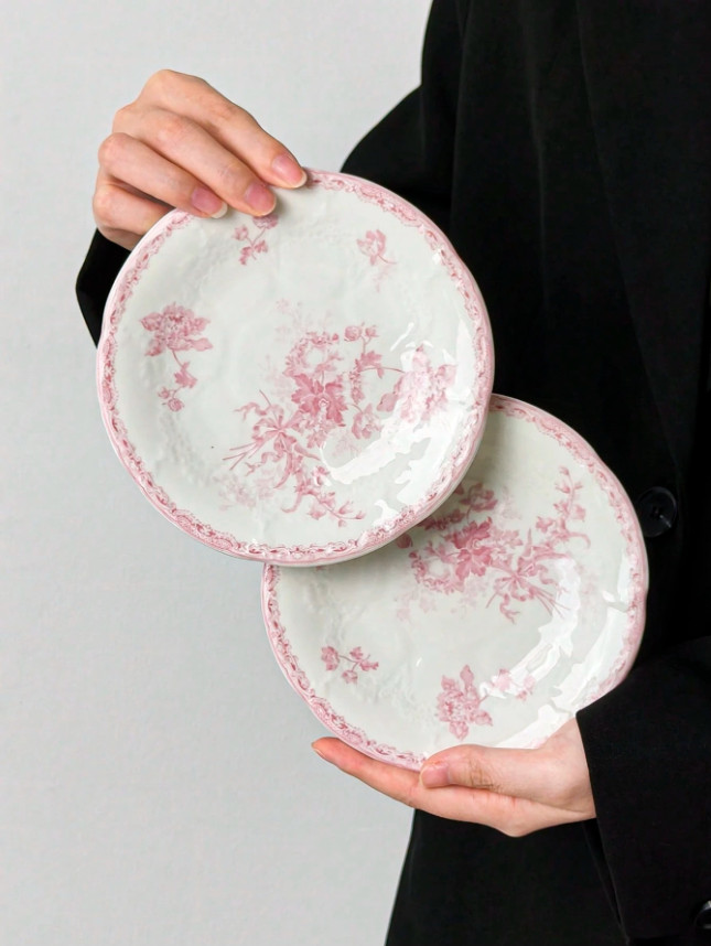 ceramiczny talerz zdobienie