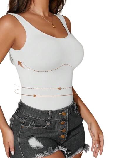 BIAŁY MODELUJĄCY TOP