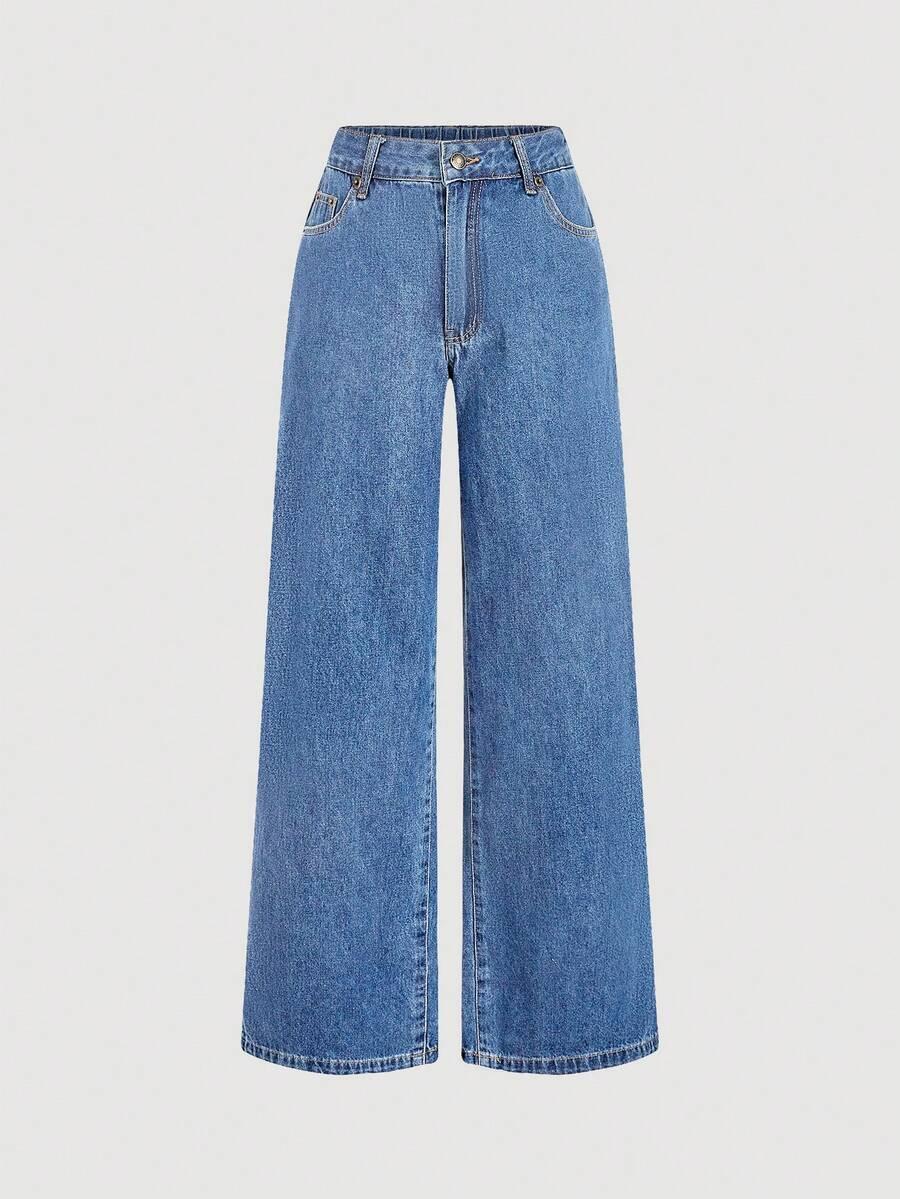 NIEBIESKIE SPODNIE JEANS