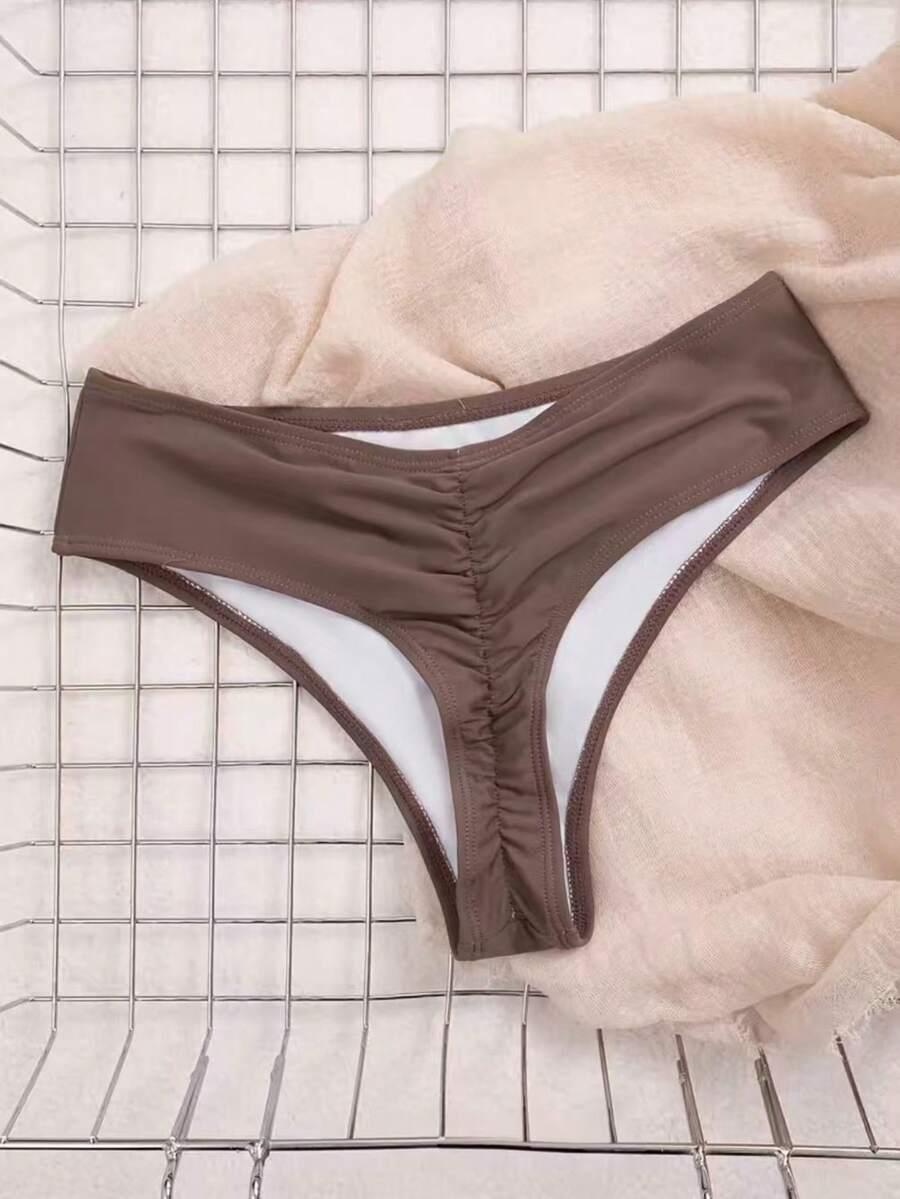 BRĄZOWY DÓŁ OD BIKINI