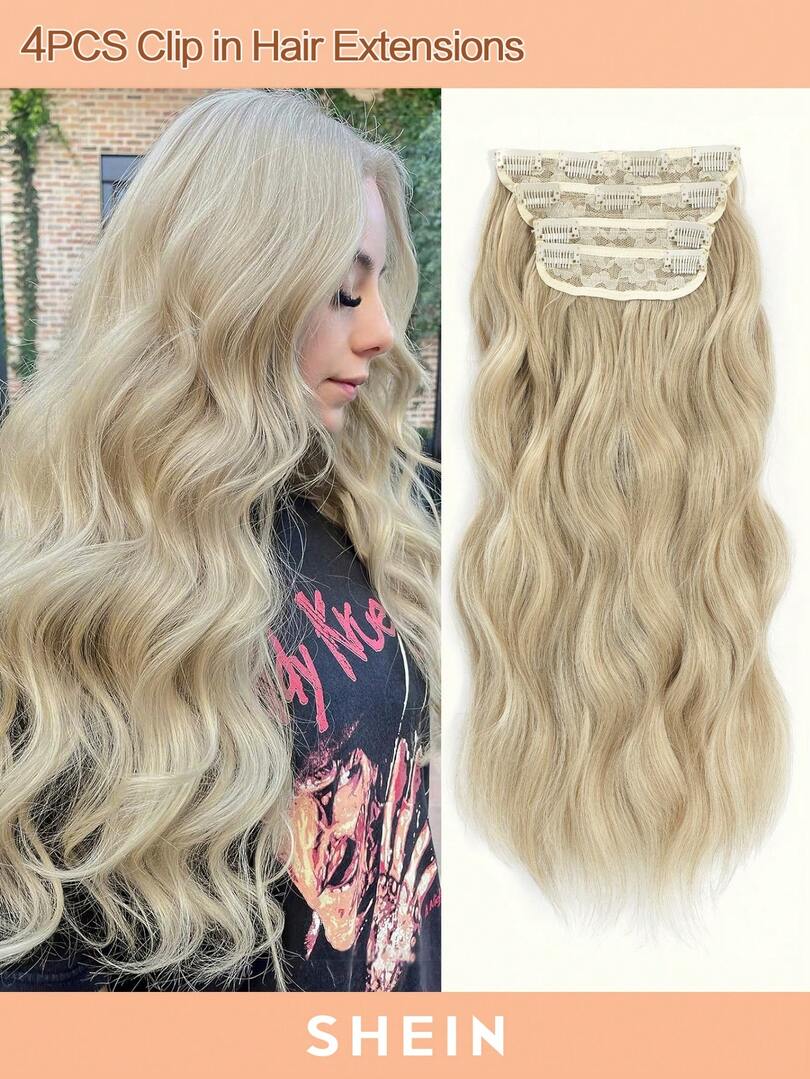 BLOND PERUKA KLIPS