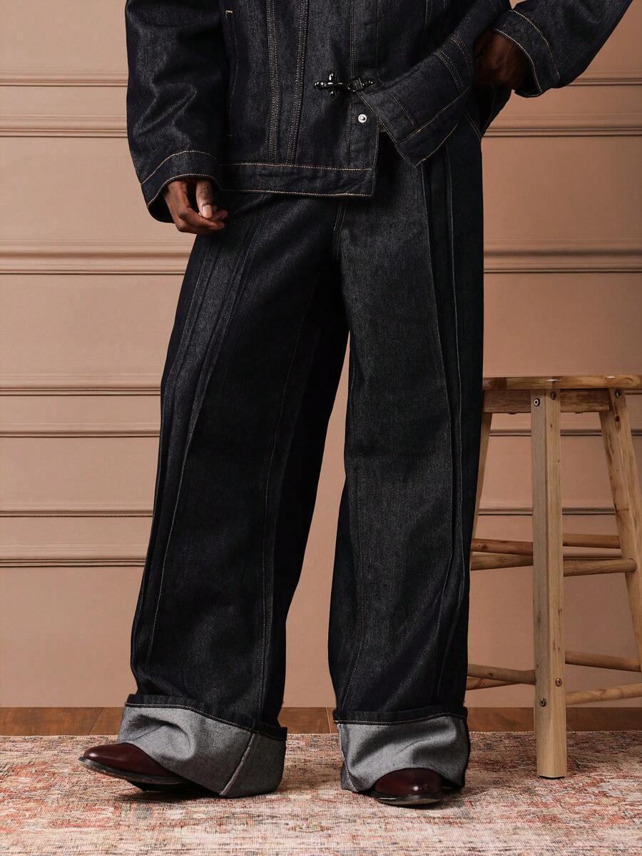 spodnie jeans zamek