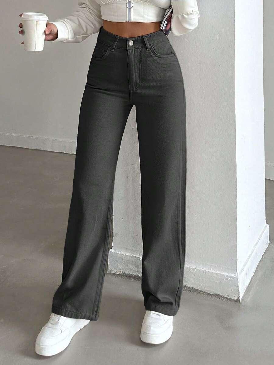 SPODNIE JEANS PROSTA NOGAWKA