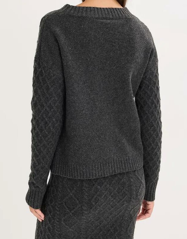 SWETER SZARY DAMSKI