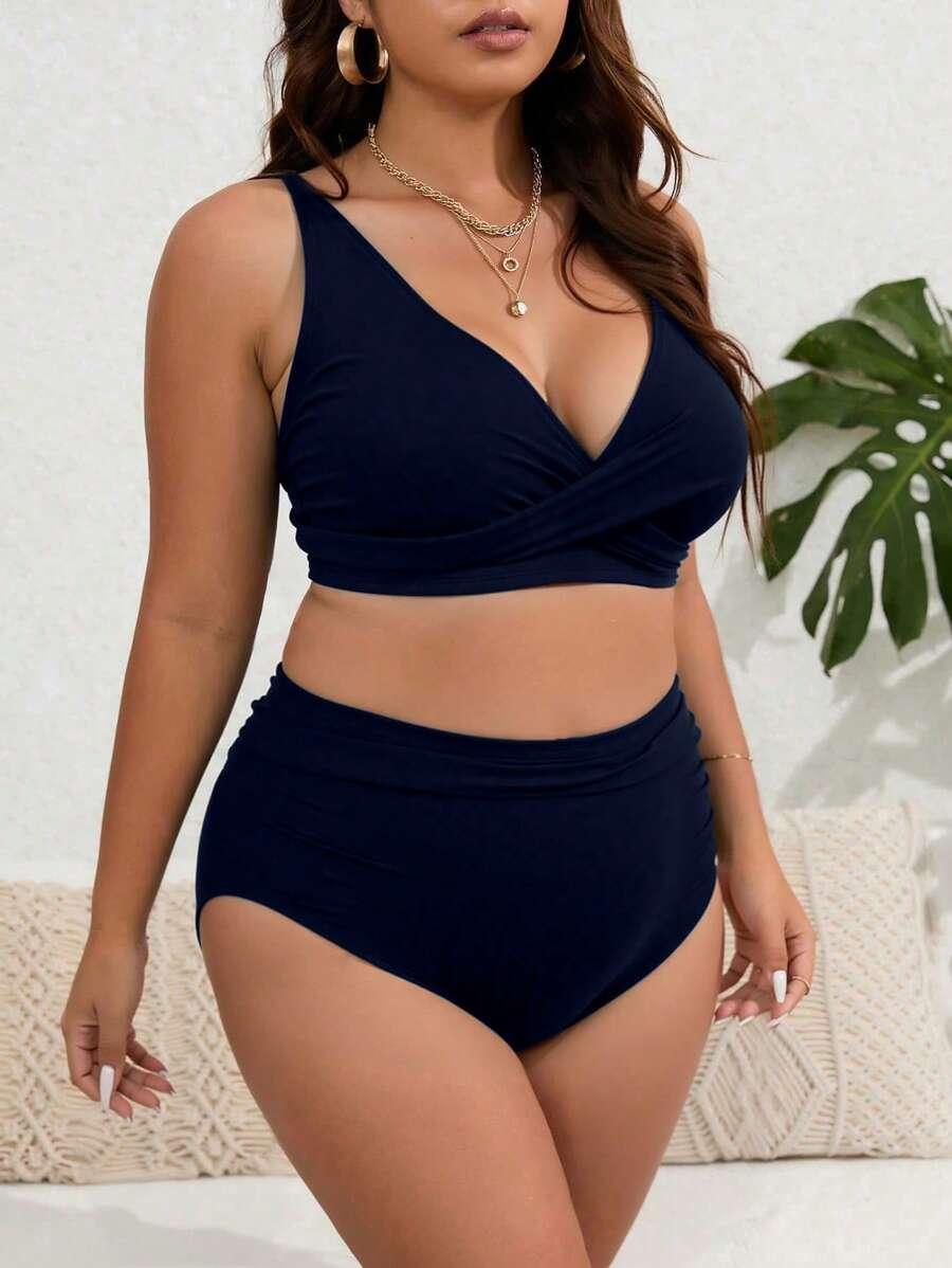 granatowa góra od bikini 