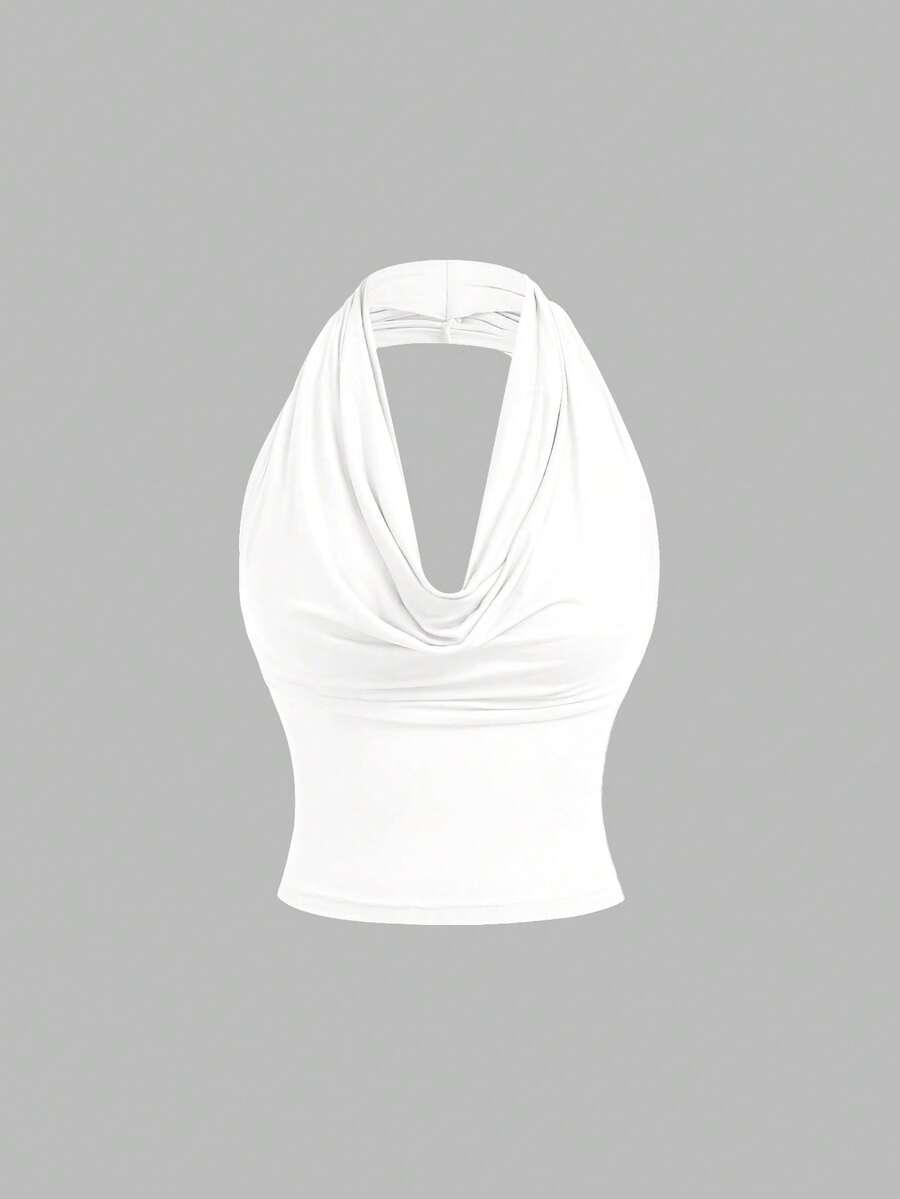 biały top basic