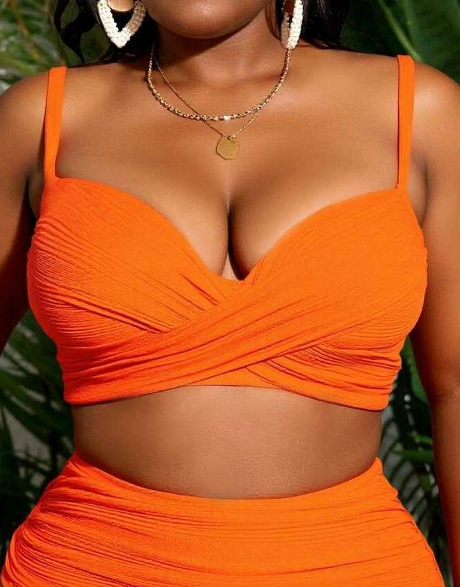 pomarańczowa gór od bikini 