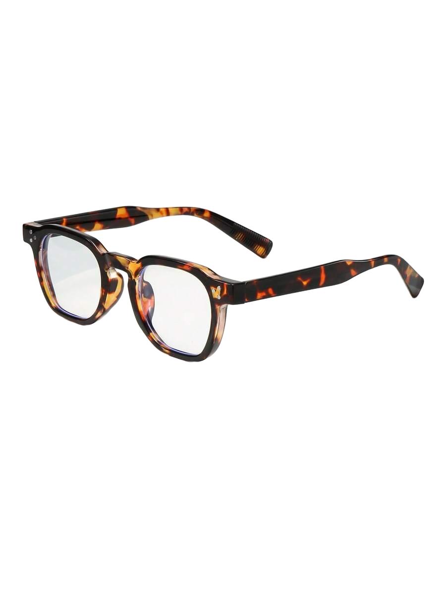 okulary zerówki animal print