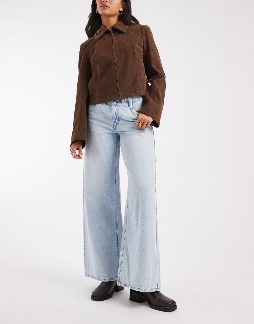 NIEBIESKIE SPODNIE JEANS